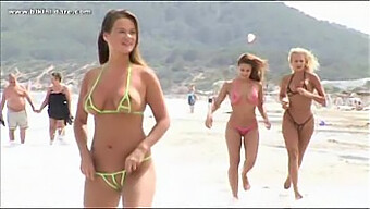 Beautiful Babes On The Beach In Ibiza