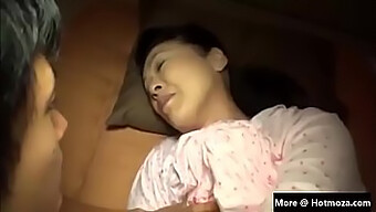 Japanese Milf Gets A Homemade Massage And Fucking