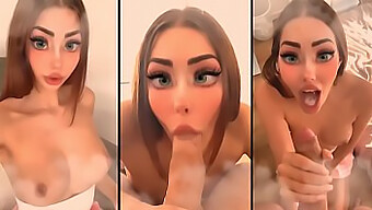 Hentai Babe Swallows Cum In Homemade Video