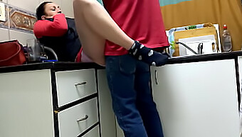 Big Tits And Ass In A Slutty Kitchen