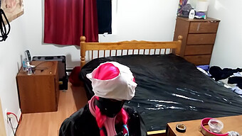 Hd Video Of A Sissy Maid'S Self Bondage Fun