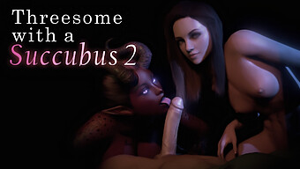 Polla Y Semen: Trío Anime Con Un Succubus