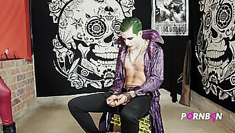 Spanish Blowjob And Big Tits: A Cosplay 3some With A Big Natural Tits Joker