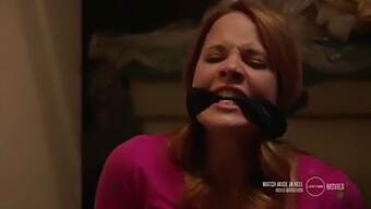 60fps Gag And Cleave Gag With American Beauty Katie Leclerc In Revenge Video