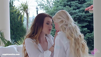 Dia Venturoso Se Transforma Em Uma Cena Lésbica Quente Com Misha Cross E Lola Tay