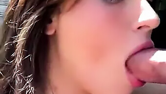 A Stunning Instagram Model Gives A Mind-Blowing Blowjob To Her Partner