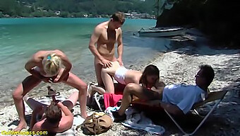 Penis Party On The Beach: A Taboo Outdoor Orgy