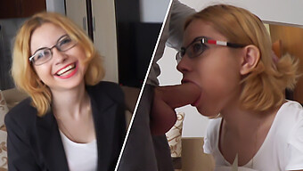 Amateur Teen Gets Tricked Into Oral And Deepthroat Action