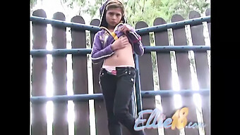 Amateur Teen Ellie 18 Fingered Her Tight Pussy In The Great Outdoors