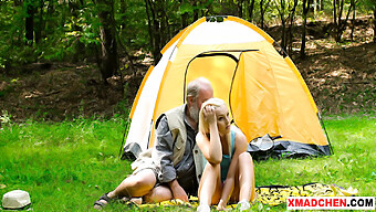 Old Man Takes A Young Pussy In The Park