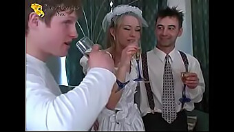 Russian Bride And Her Friends Share A Friendly And Fetish-Filled Wedding Night