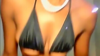 Amazing Ebony Babe Enjoys Masturbation With Sex Toy On Webcam